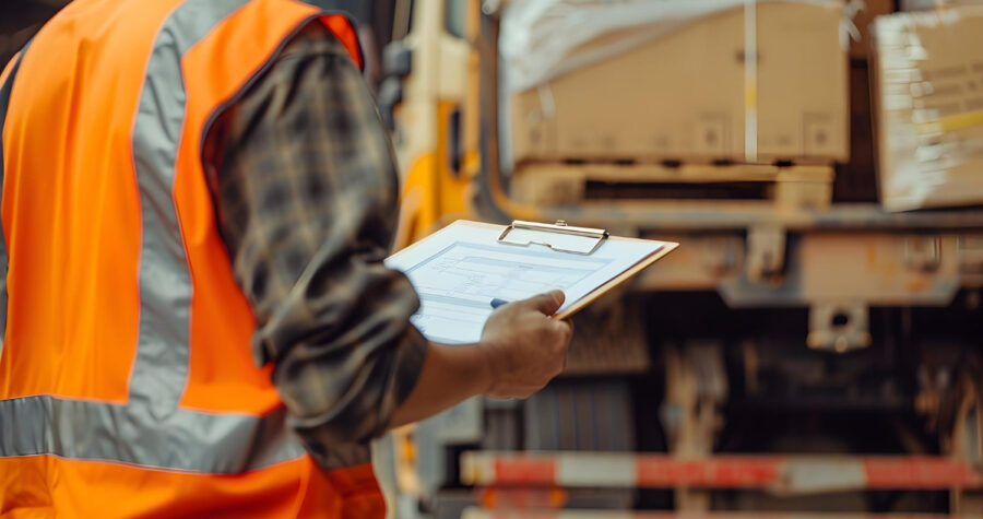 operação de carga e descarga