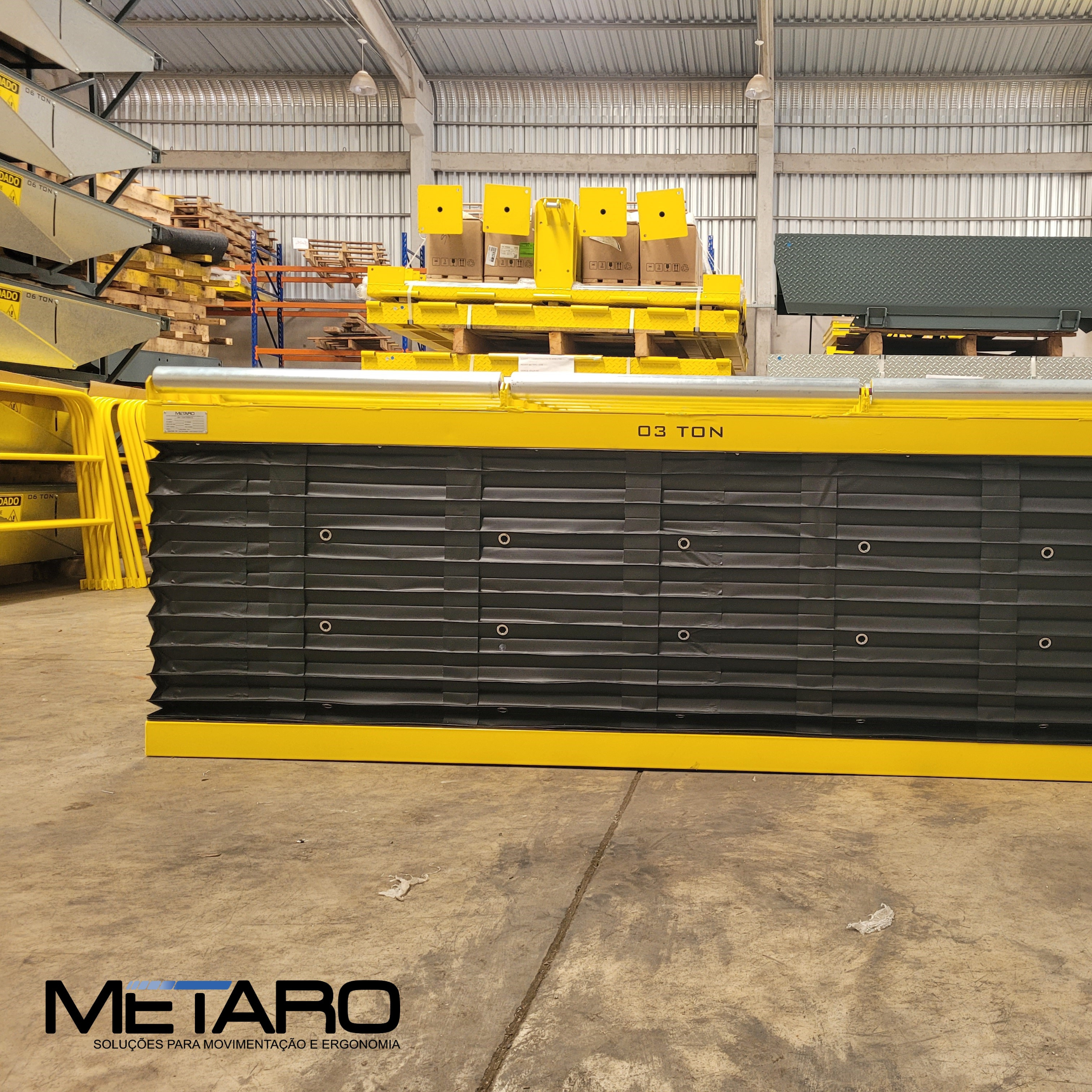 Mesa elevatória Pantográfica