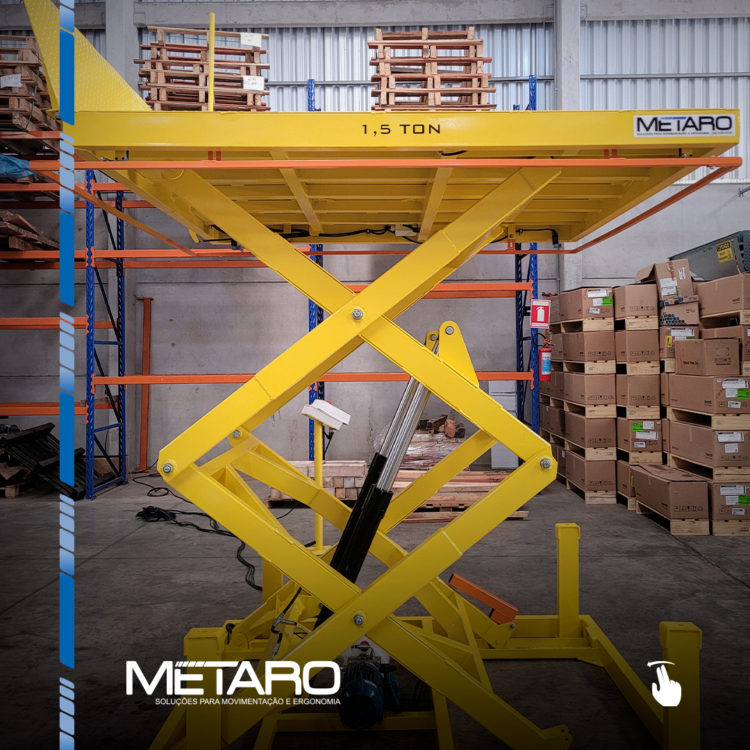 Mesa Elevatória Pantográfica